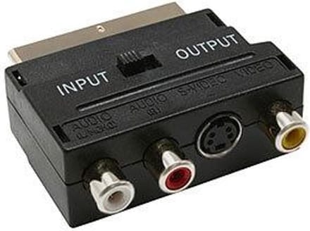 Scart adapter - Zwart - Allteq