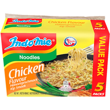 INDOMIE - Instant Noedels Kip - 5 x 70g - Voordeelverpakking