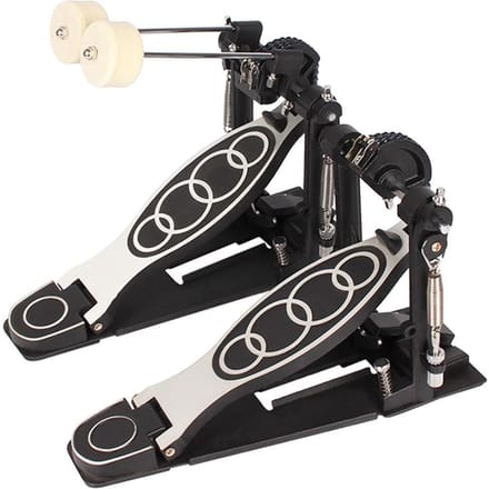 Contrabaspedaal Direct Drive Basdrum Kick Pedalen Pack of 2 zwart