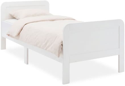 Homestyle4u Seniorenbed - 90x200 cm - Houten bed - extra hoog - Wit