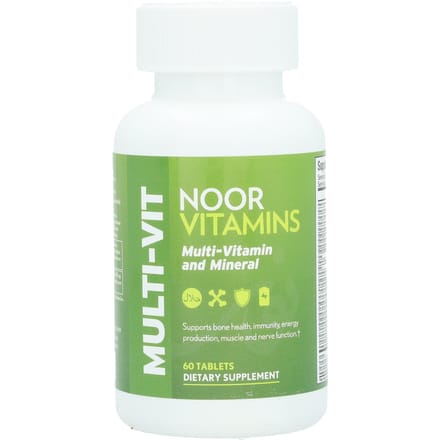 Noor Vitaminen, Multivitaminen en Mineralen, 60 Tabletten