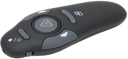 Allecto - Presentatieklikker - Draadloze Afstandsbediening - Ergonomisch Ontwerp - Compact - Laserpointer - Geschikt voor PowerPoint - RF 2,4 GHz