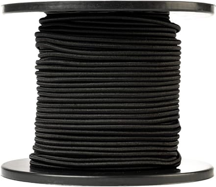 Elastisch Rond Touw 4mm Zwart 100 Meter Professionele Kwaliteit