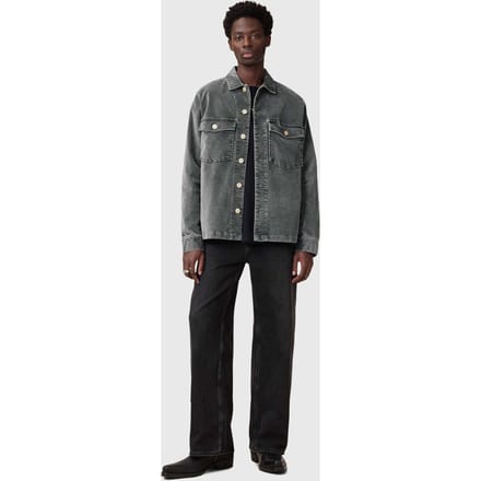 AllSaints Harrier Ls Shirt Rain Grey Taglia: M | Camicie Casual Outlet | Uomo | Grigio
