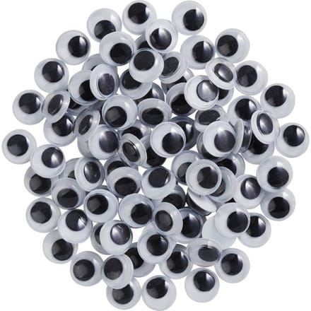 VBS Wiebeloogjes om op te plakken "Rond", 10 mm, 100 stuks