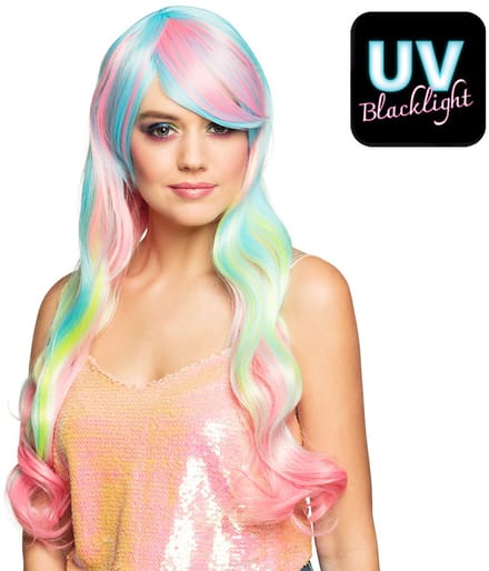 Boland - Pruik Heaven - Golvend - Lang - Vrouwen - Fee - Fantasy - Fee - Zeemeermin