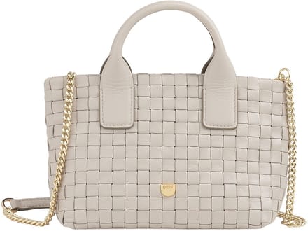 DuDu Ibiza Handtas Leder 22 cm - Dames - pearl grey