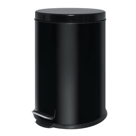 Pedaalemmer RVS 20ltr Zwart - GG978