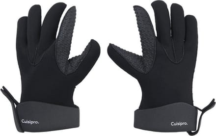 Cuisipro - BBQ - Ovenhandschoenen - Hittebestendig - Barbecue Handschoenen - Grijs - Set van 2 - Maat Large