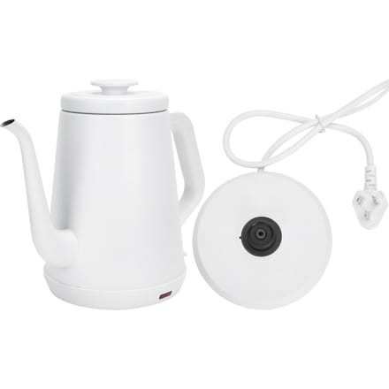 Witte Waterkoker Roestvrij Staal Automatische Uitschakeling Elektrische Koffie Waterkoker white