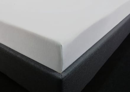 Hoeslaken Katoen-Jersey 200 x 220 cm - Boxspring Grijs