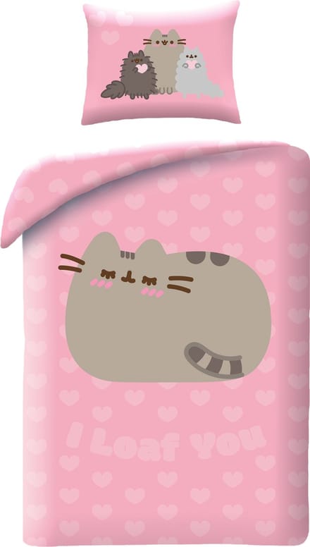 Pusheen Dekbedovertrek Loaf - 140 x 200 + 70 x 90 cm - Polyester