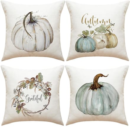 Dailygoods- Kussenslopen 50 x 50 cm - Herfstdecoratie - Set van 4