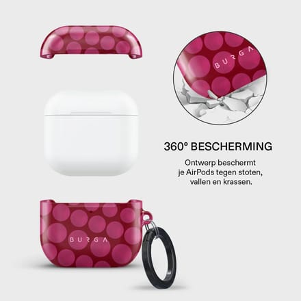 Burga Hardcase voor de Apple AirPods 4 - Reset Button