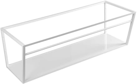 Sapho Ska Console voor onder de wastafel/onderbouw 120x40x46cm, mat wit, met wit MDF planchet
