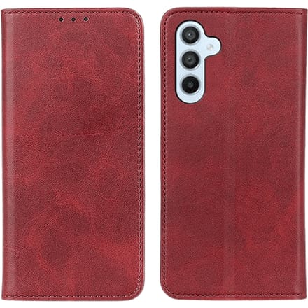 CaseBody Samsung Galaxy A56 Real Leather Wallet Hoesje Rood