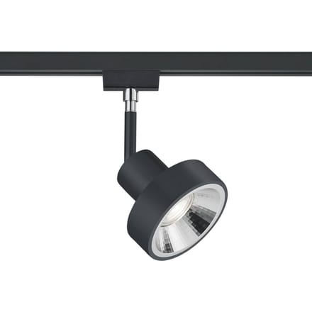 Trio Lighting Railspot DUOline 780701, Ø 11cm, zwart, 2-fase, GU10