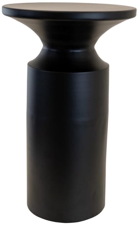 Louis bijzettafel metaal ø33x55cm - zwart