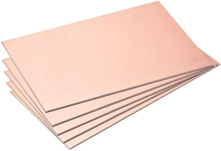 6 Stuks PCB Koper Circuitprintplaten FR4 Glasvezel Dubbelzijdig 150x100x1.5mm