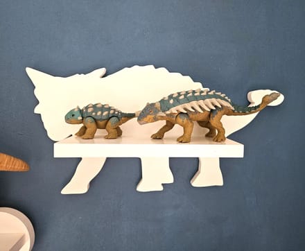 Ankylosaurus Dino Muurplank - Decoratie voor Kinderkamer