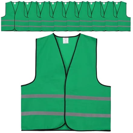 Groen veiligheidshesje | 100 stuks