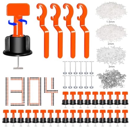 200 Pieces Rotatable Tile Leveling System Tiles Leveling System 2mm Tiles Leveling System 3mm Tile Crosses 1.5mm - ShopVlot