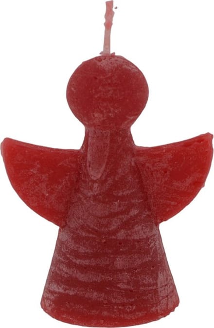 Home Society - Engel Kaarsjes - Doos 12 stuks - Rood - 8.5 cm
