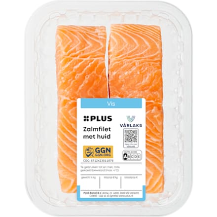 Zalmfilet met huid