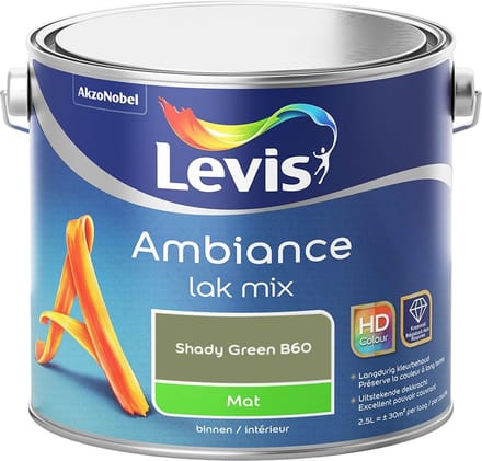 Levis - Ambiance Lak Mat Mix - Shady Green B60 - Mengverf - 2,5 L
