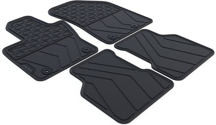 Rubber Automatten geschikt voor Jeep Compass - 2017-2025 - 4-delig - Uitvoering: Benzine/Diesel