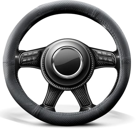 Carpassion Stuurhoes - Steering Cover - Leer - Ø 35-37 CM