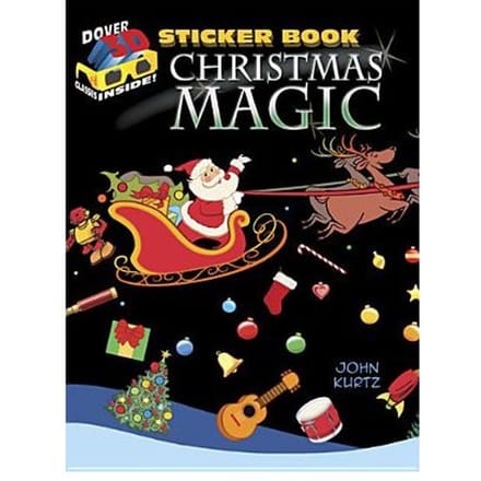 3-D Sticker Book--Christmas Magic - John Kurtz