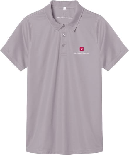 DucaDelCosma - Heren Golfpolo - Grijs - Maat S