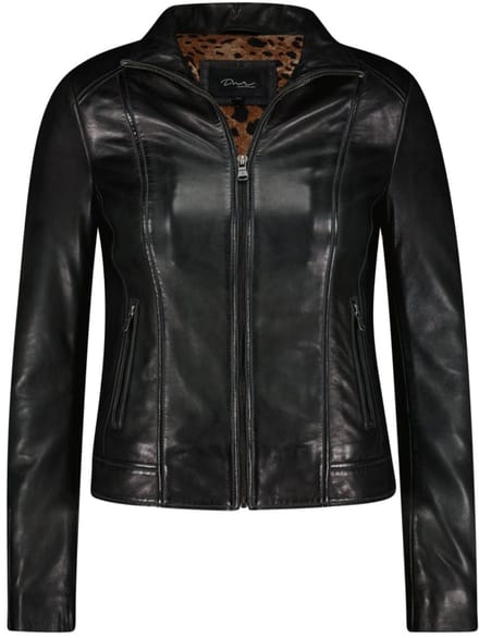 Donders Jas Leather Jacket 57497 4 Anthacite Dames Maat - 40