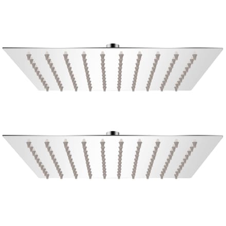 vidaXL - Regendouchekoppen - 2 - st - 20x20 - cm - roestvrij - staal