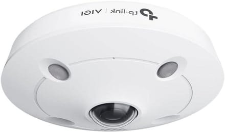 Netwerkcamera - IP Camera - Beveiliging Binnen - 360 Graden Zicht - 5 MP - Wit