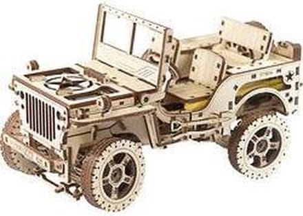 Wooden City Modelbouw Hout Jeep