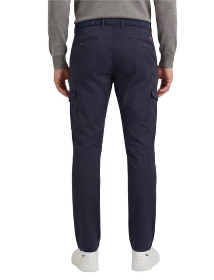 Gardeur Pantalon cargo donkerblauw
