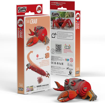 Eugy 3D puzzel Krab - dierenpuzzel