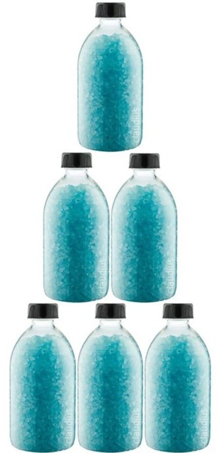 Claudius Badzout Opium - 600 gram - Fles met zwarte dop - Set van 6 stuks