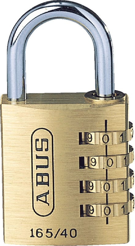 ABUS Cijferhangslot 165 30Mm Messing
