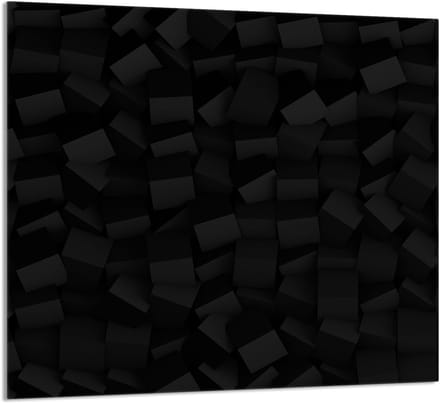 TMK ArtDeko - Snijplank - Glas - 65x60cm - Zwart