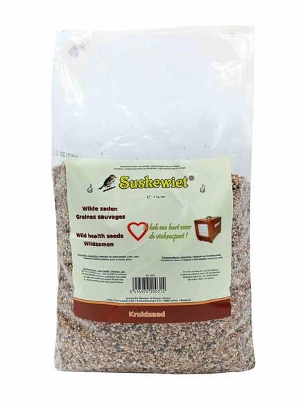 Suskewiet Wilde Zaden / Onkruidzaden 3kg - voor vogels