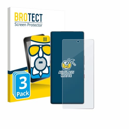 BROTECT - Screenprotector voor ZTE Nubia Red Magic 11 Pro - Folie Beschermfolie Beschermglas matte 3 Stuks