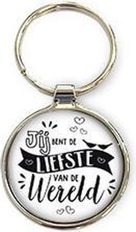 Miko - Sleutelhanger - Liefste van de wereld - Rond