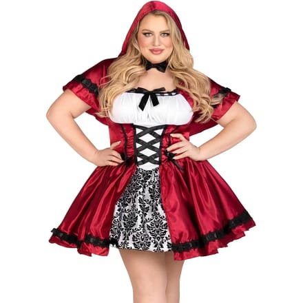 Damesjurk Leg Avenue Gothic Red Riding