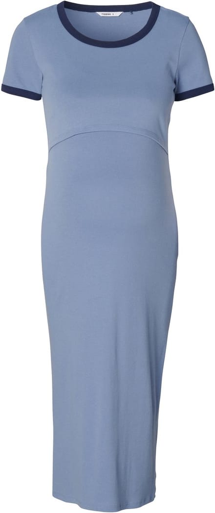 Noppies Jurk Dress nursing SS midi Zwangerschap - Maat Medium