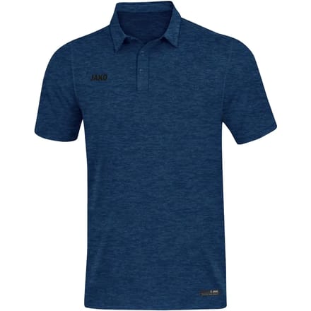 Jako Premium Basics Polo Heren - Marine Gemeleerd | Maat: 4XL