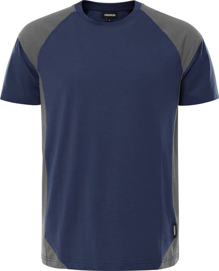 Fristads Heavy T-shirt 7046 GTM - Marineblauw/Grijs - L
