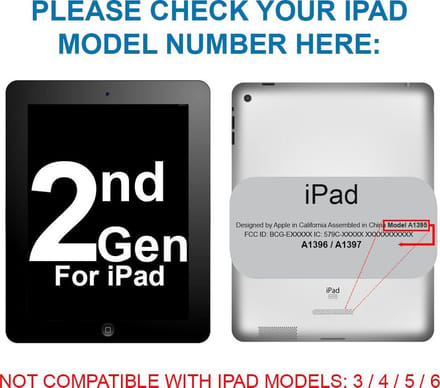 MMOBIEL Digitizer Scherm Display Glas Touchscreen voor iPad 2 (ZWART) - inclusief Tools